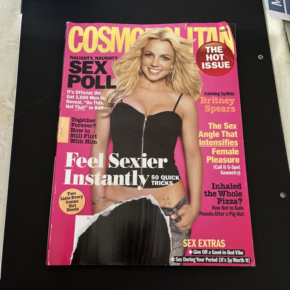 Cosmopolitan Magazine Britney Spears August 2010
